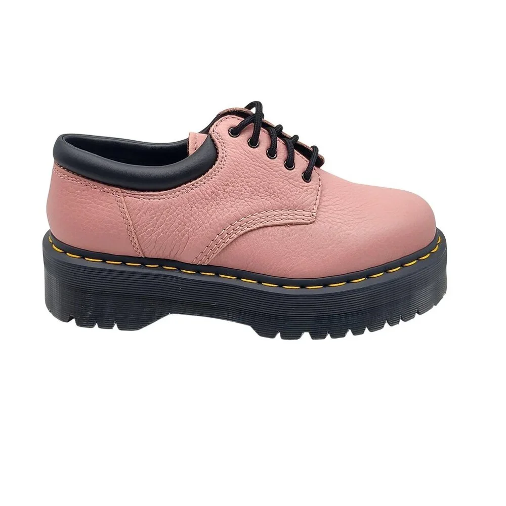 Dr Martens 8053 Quad Platform Oxford‎ Pinkj Leather Womens 9